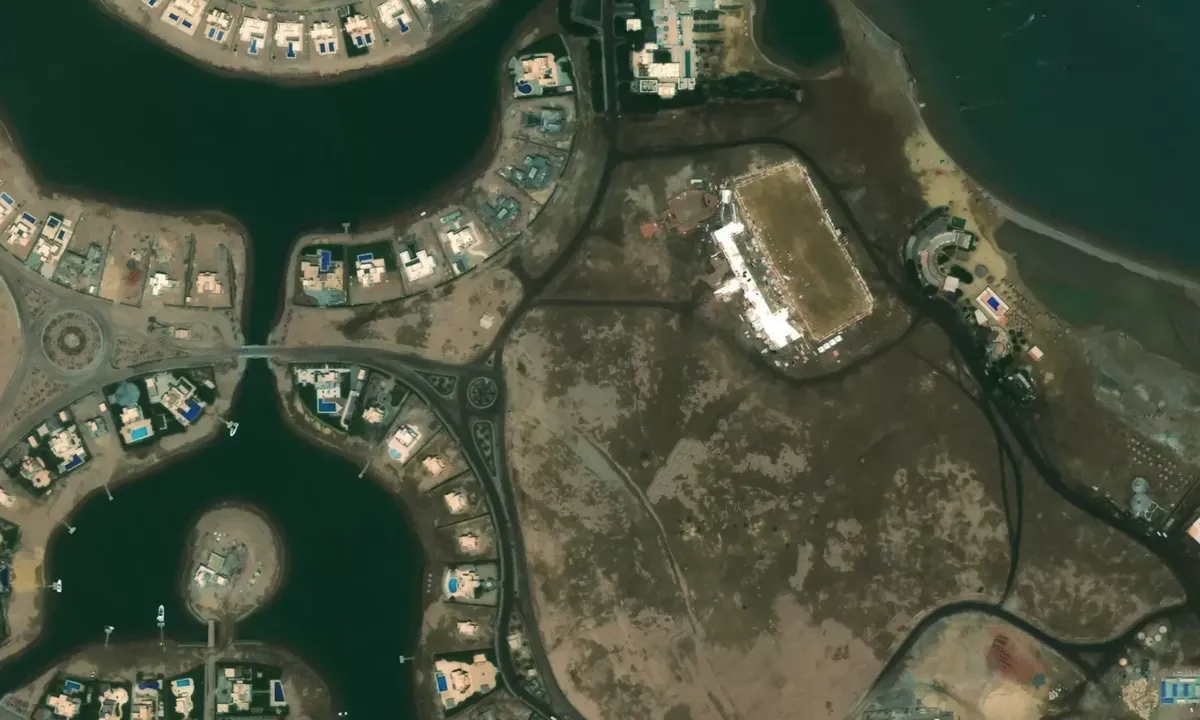 Satelite image of Fanadir Marina, El Gouna