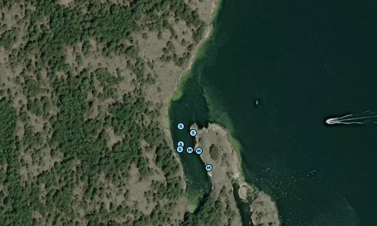 Satelite image of Fångö - Gruvholmen