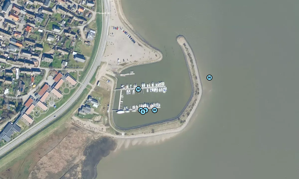 Satelite image of Fanø Lystbådehavn