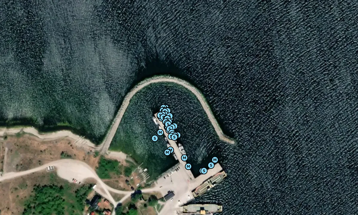 Satelite image of Fårösund - Fiskehamnen