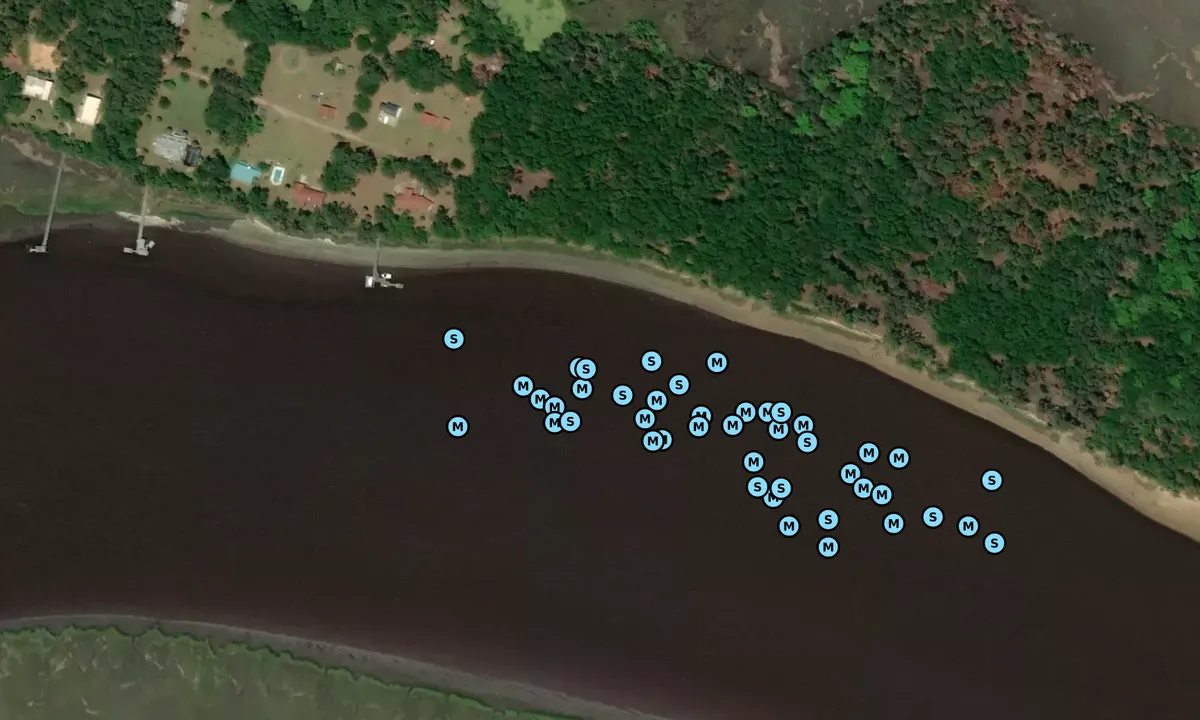 Satelite image of Fenwick Cut West