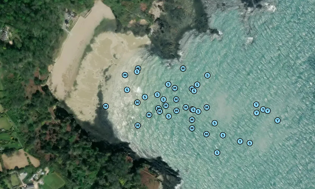 Satelite image of Fermain Bay