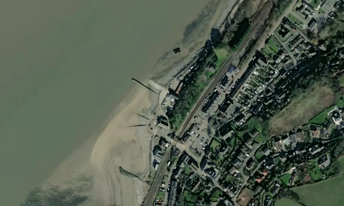 Satelite image of Ferryside