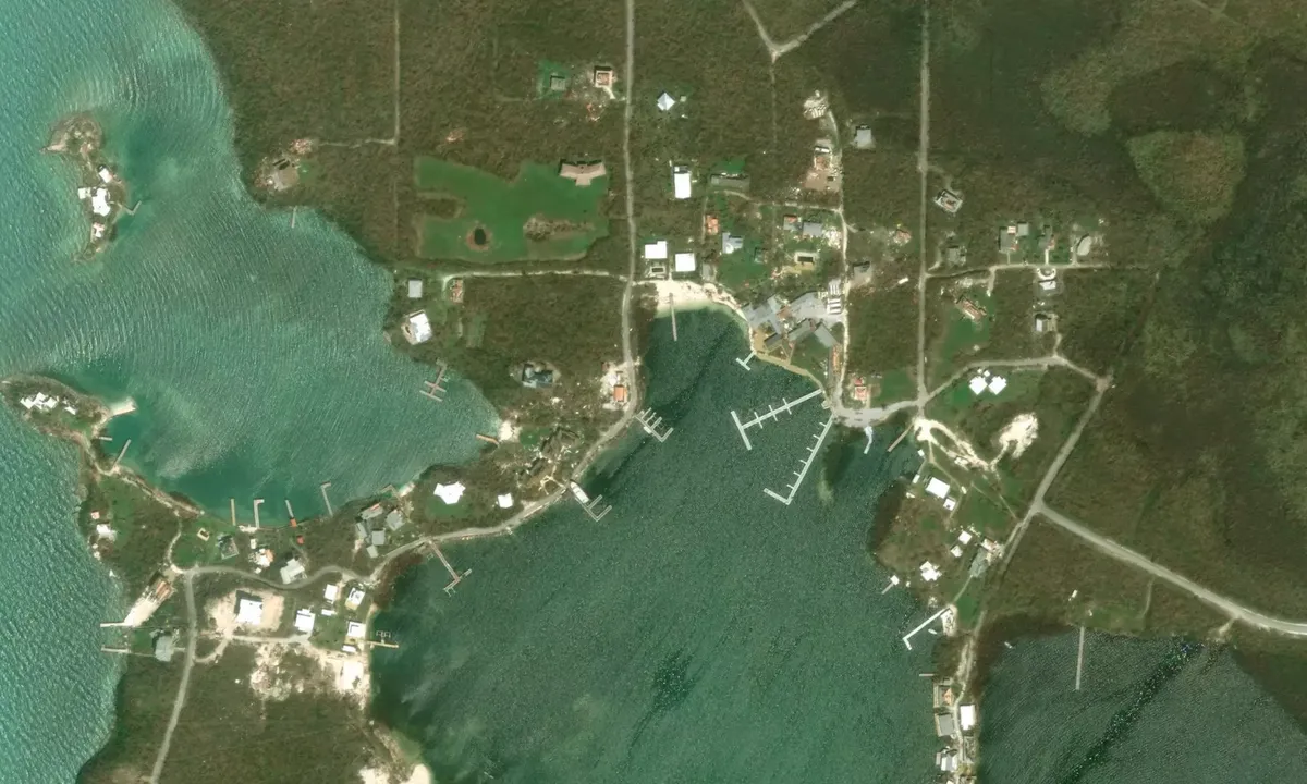 Flyfoto av Fiddlers Green Cottages And Marina