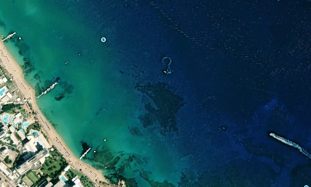 Satelite image of Fig Tree Bay 1