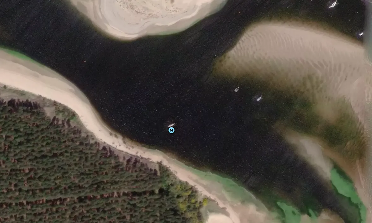 Satelite image of Findhorn
