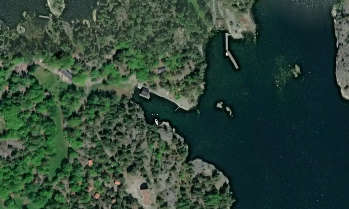 Flyfoto av Finnhamn - Paradisviken