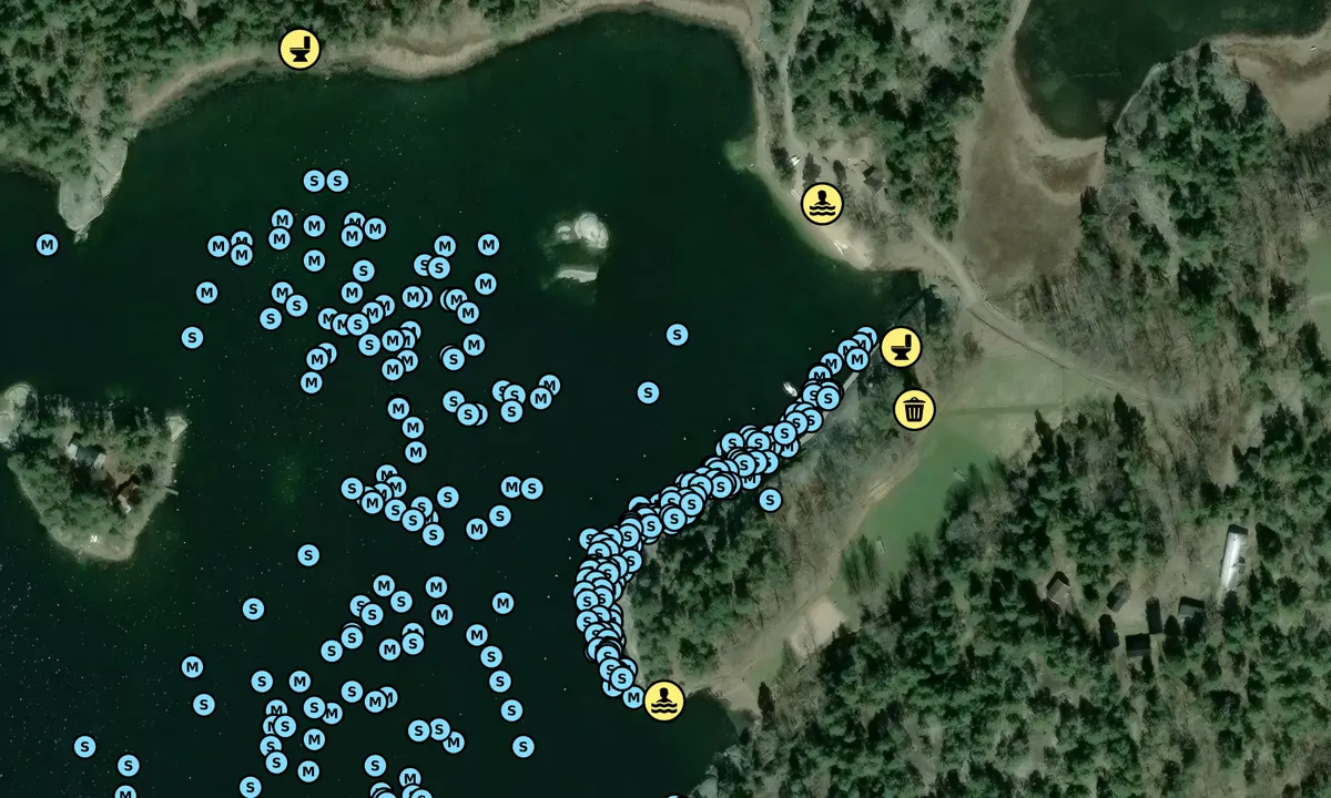 Satelite image of Finnhamn - Paradisviken Gästhamn