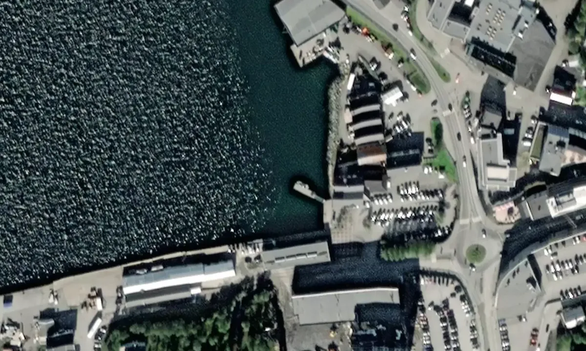 Satelite image of Finnsnes