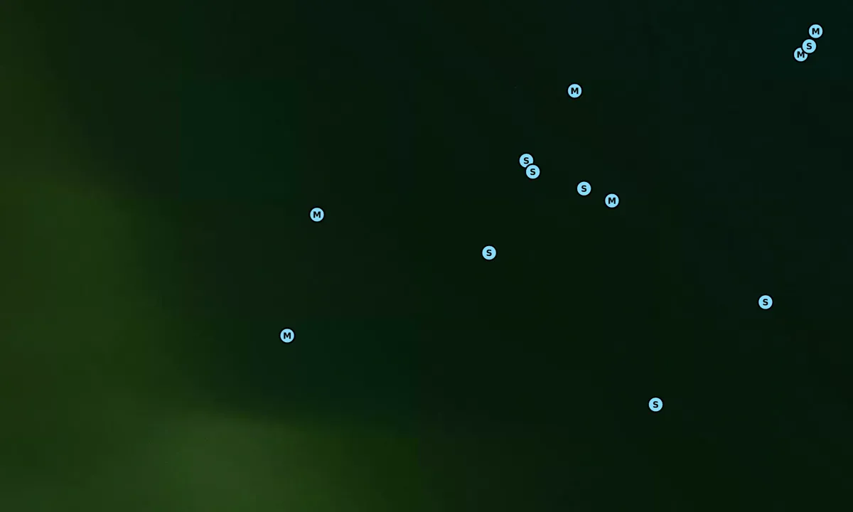 Satelite image of Fisherman Bay 1