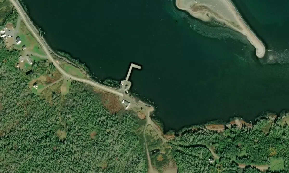Satelite image of Fisherman's Harbour