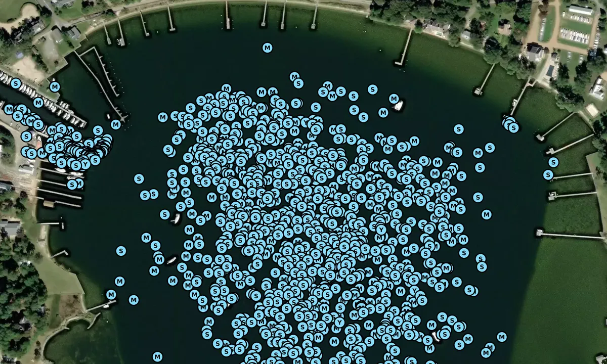 Satelite image of Fishing Bay