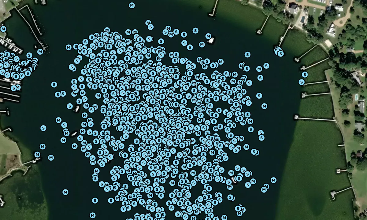 Satelite image of Fishing Bay - Deltaville