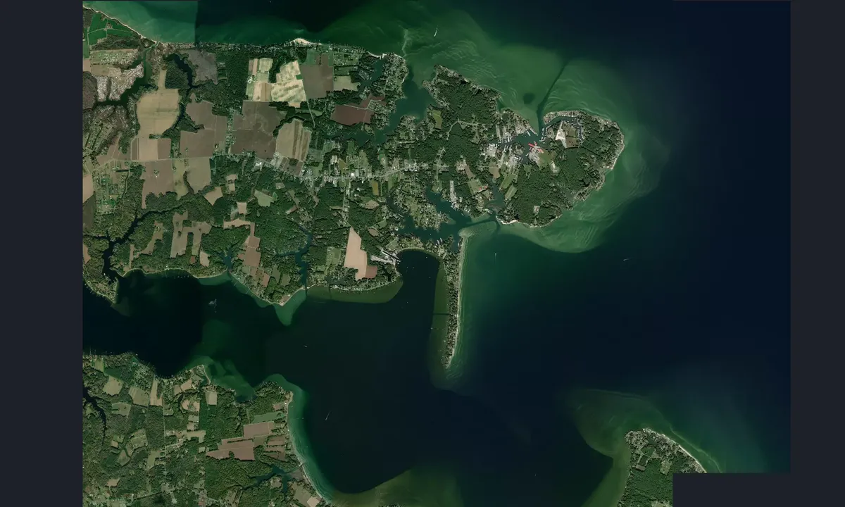 Flyfoto av Fishing Bay - Deltaville