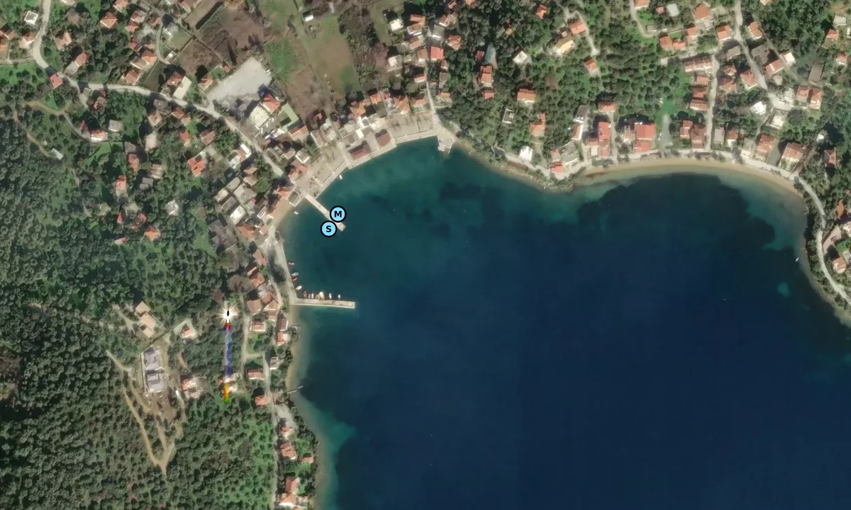 Satelite image of Fishing Harbour Pigadi