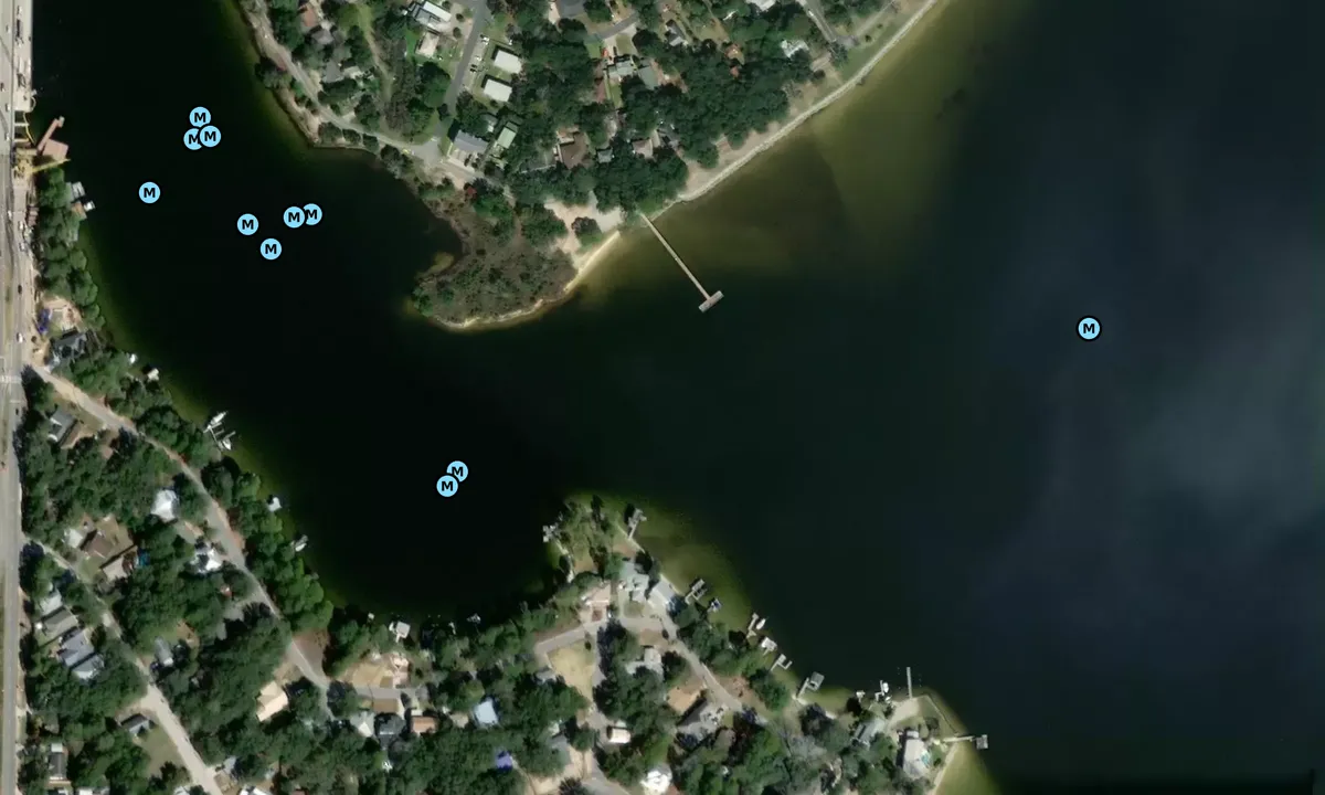 Satelite image of Fishing Pier Point