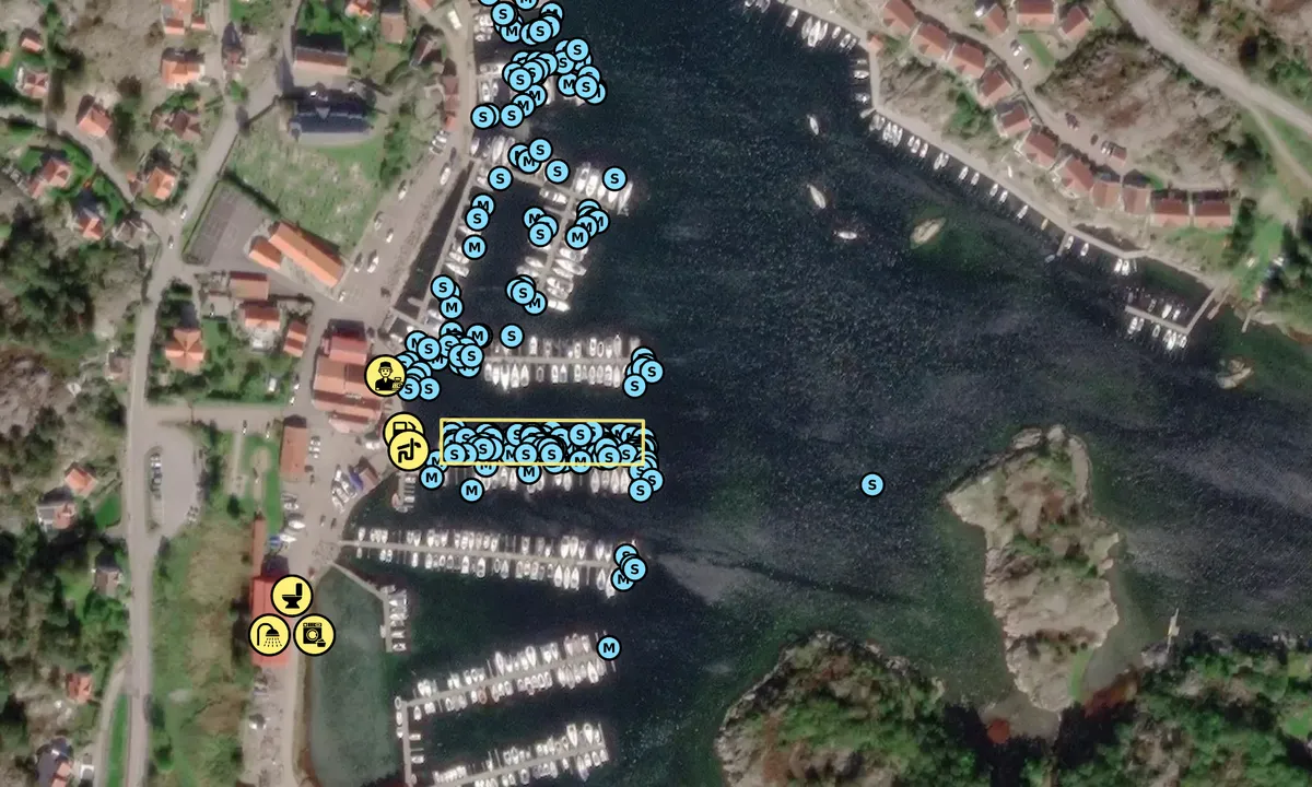 Satelite image of Fiskebäckskil - Lyckans Slip
