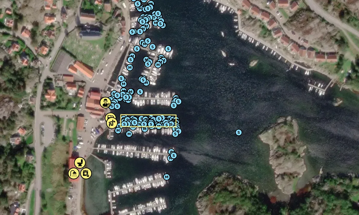 Satelite image of Fiskebäckskil - Lyckans Slip