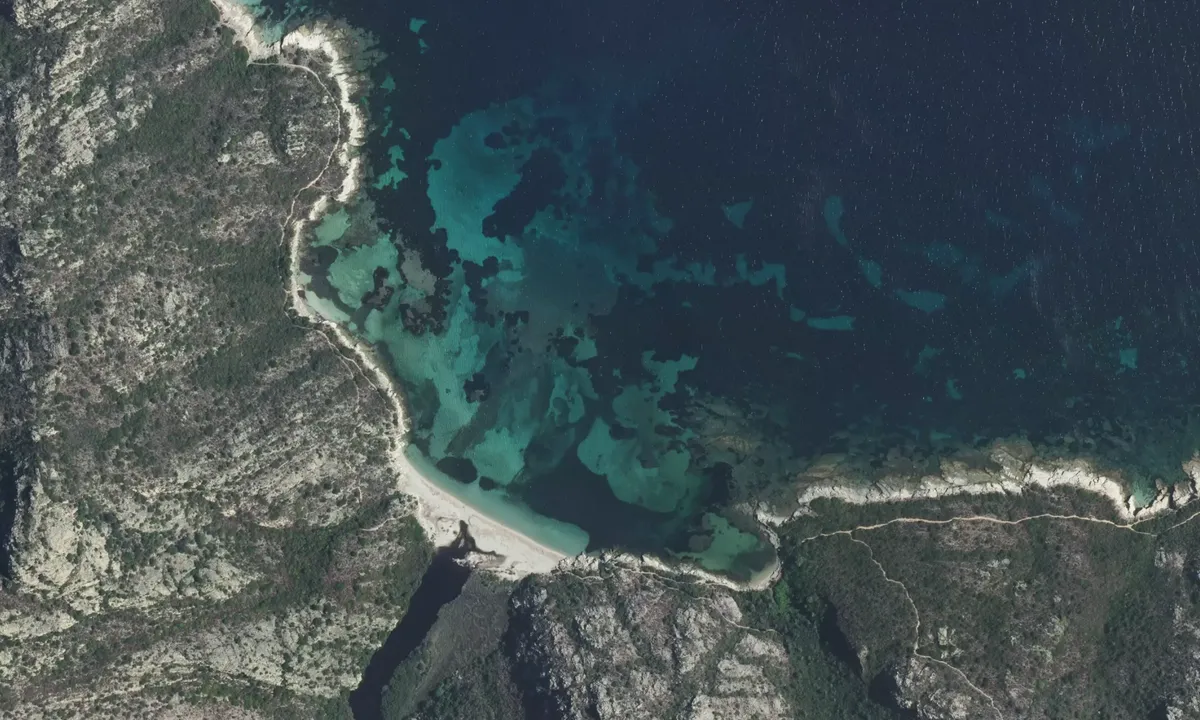 Flyfoto av Fiume Santu