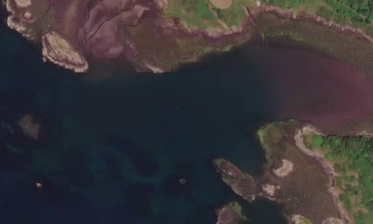 Satelite image of Fiunary Rocks