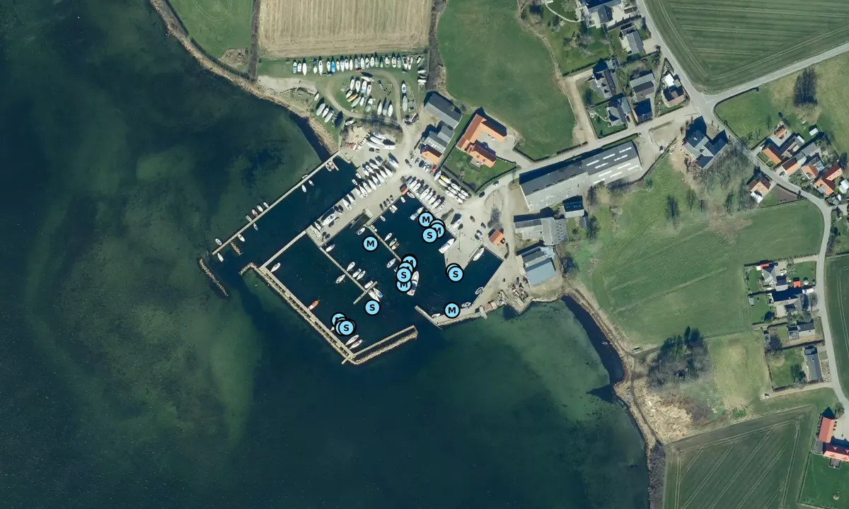 Satelite image of Fjellebroen Havn