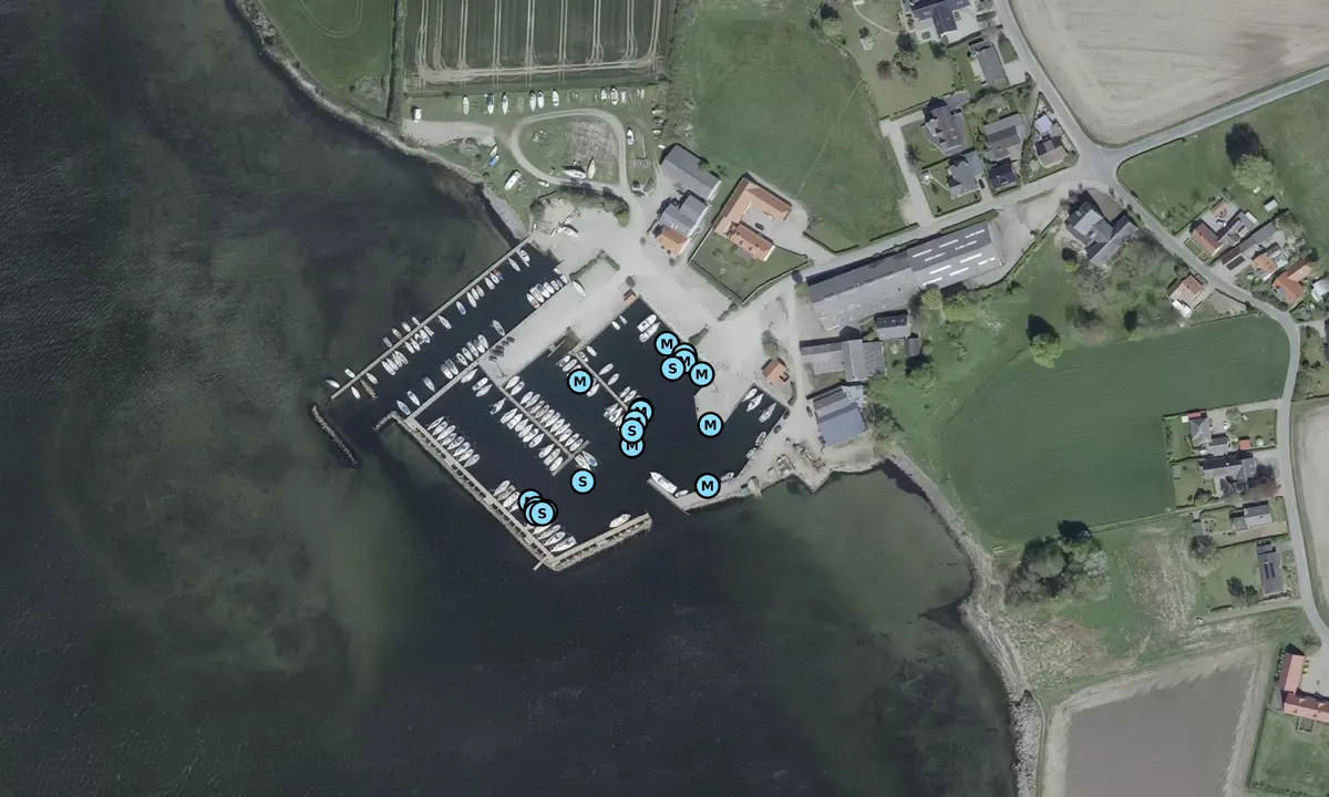Satelite image of Fjellebroen Havn