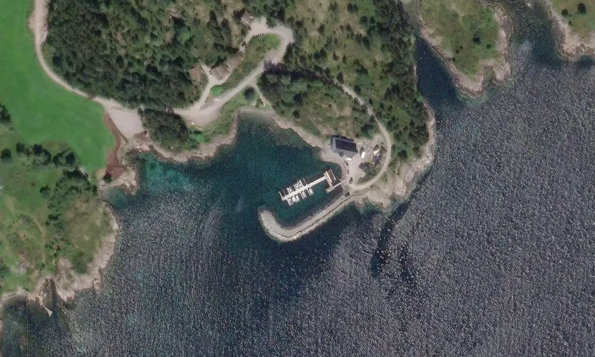 Satelite image of Fjellvær