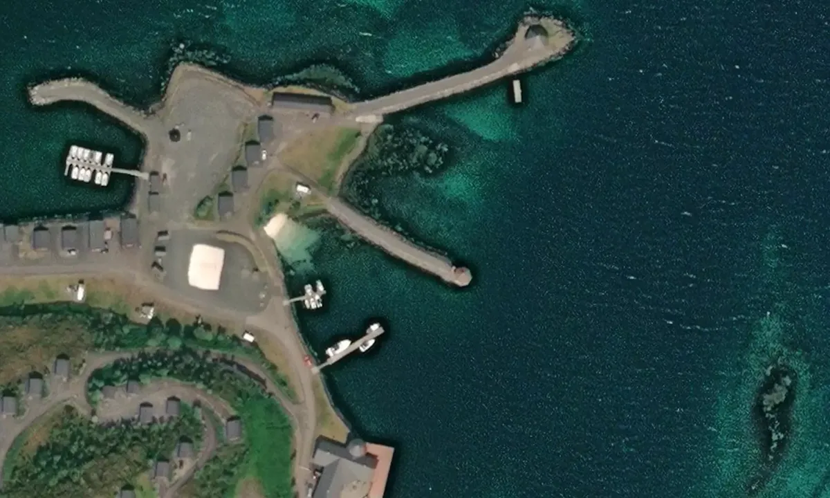 Satelite image of Fjordkamp