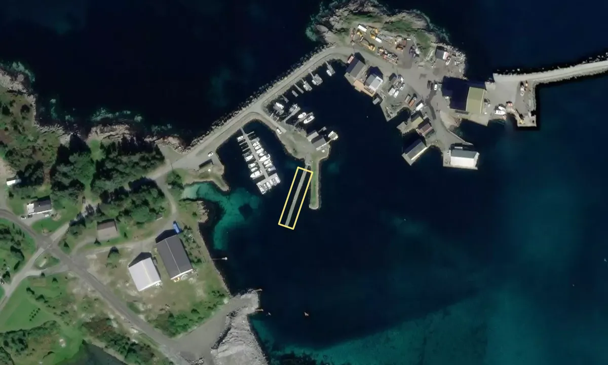 Satelite image of Fjørtoft Småbåthavn