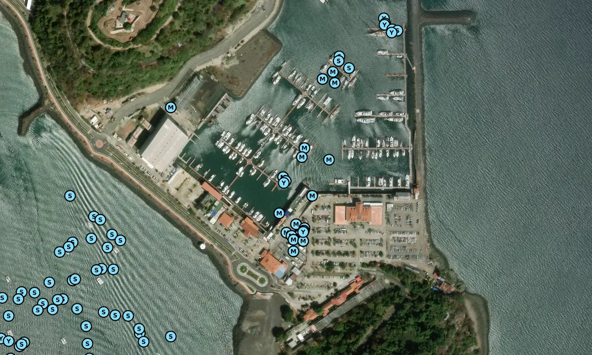 Satelite image of Flamencos Marina