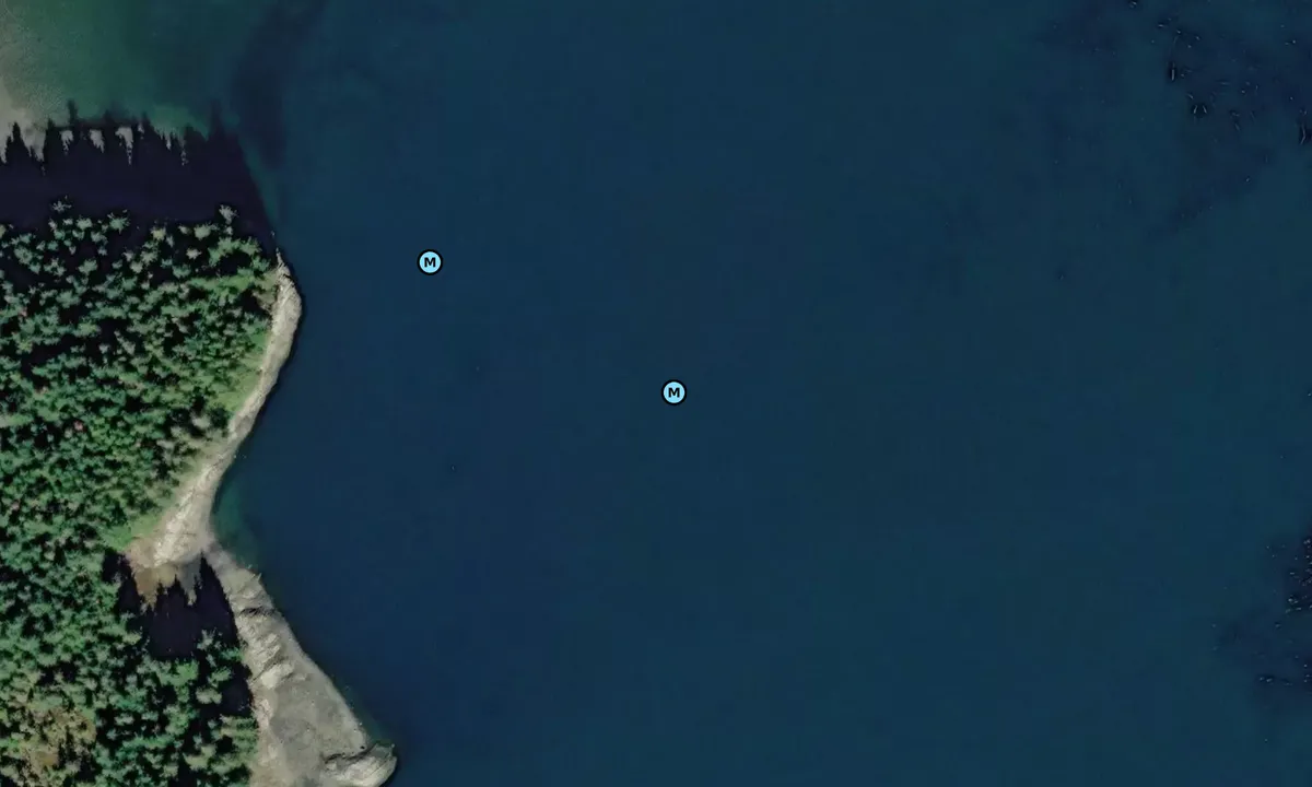 Satelite image of Flat Island - Alaska