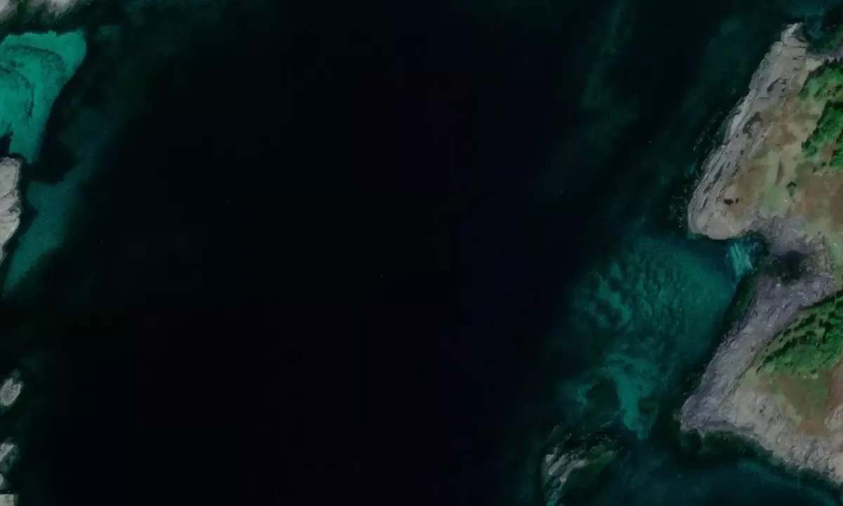 Satelite image of Flatskjæret