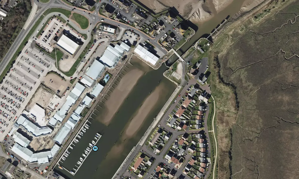 Satelite image of Fleetwood Beacon Marina