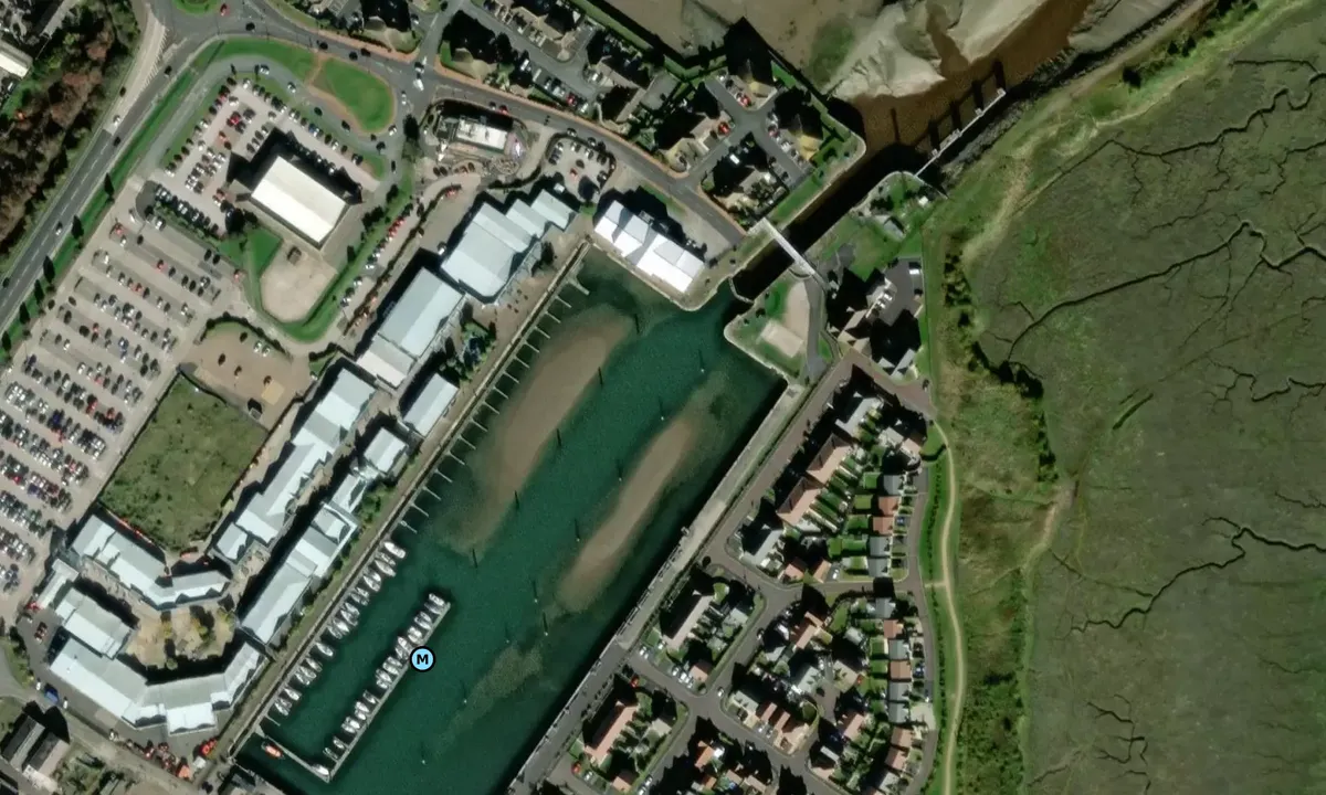 Satelite image of Fleetwood Beacon Marina