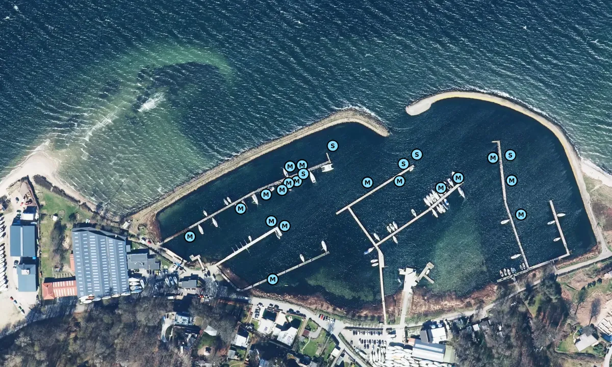 Flyfoto av Flensborg Yacht Club Havn
