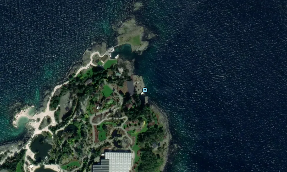 Satelite image of Flor og Fjære