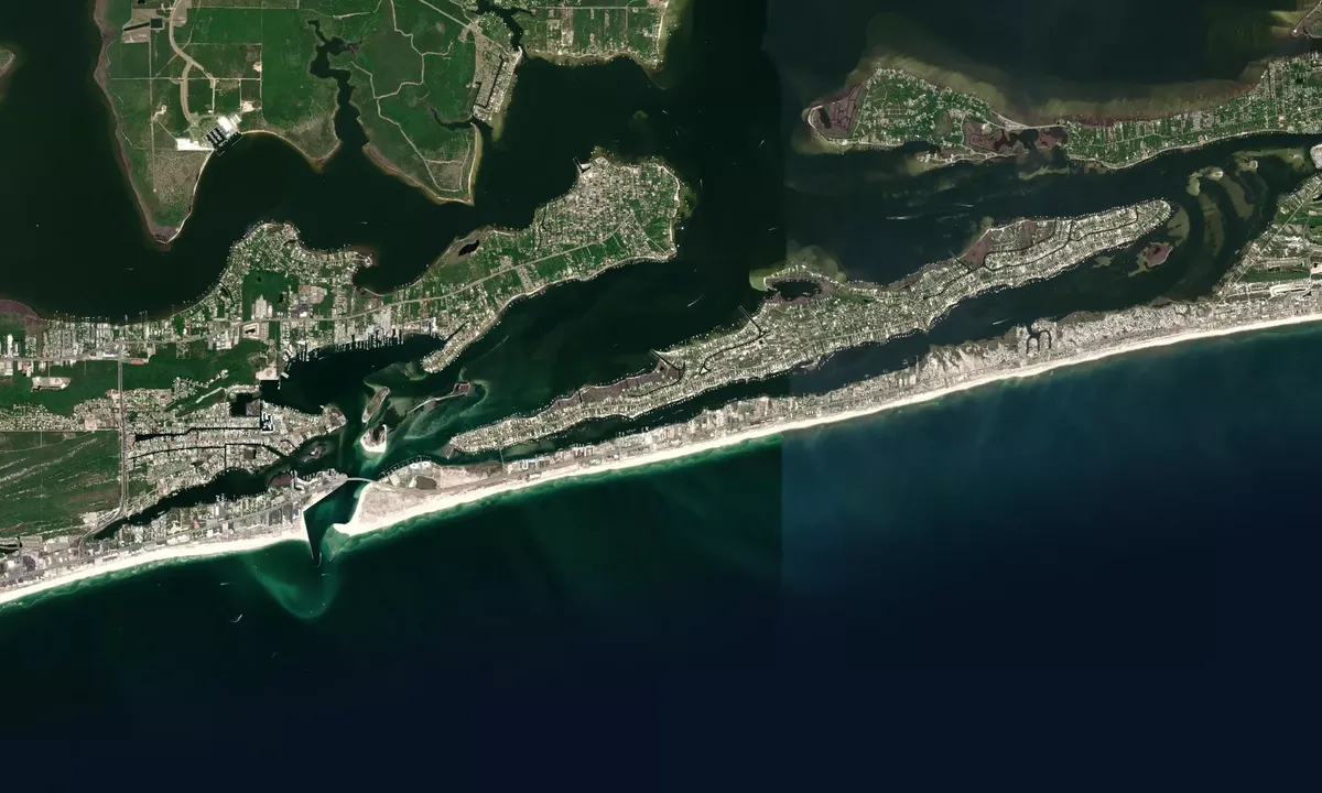 Flyfoto av Flora Bama