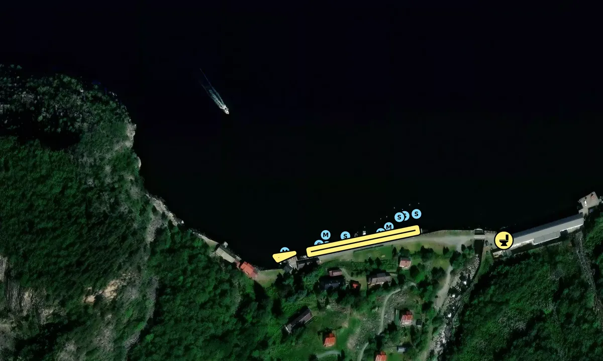 Satelite image of Flørli