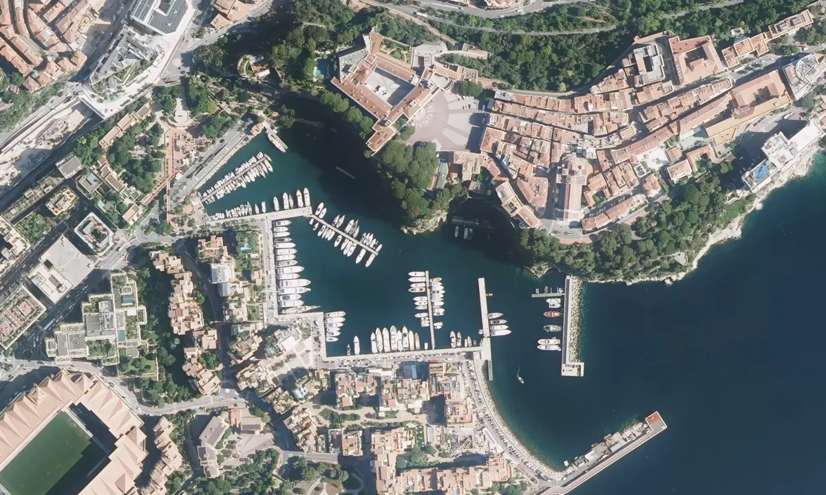 Flyfoto av Fontvieille