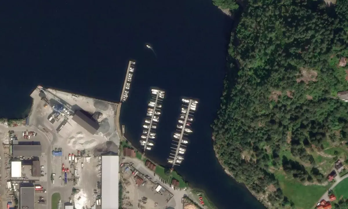 Satelite image of Førde