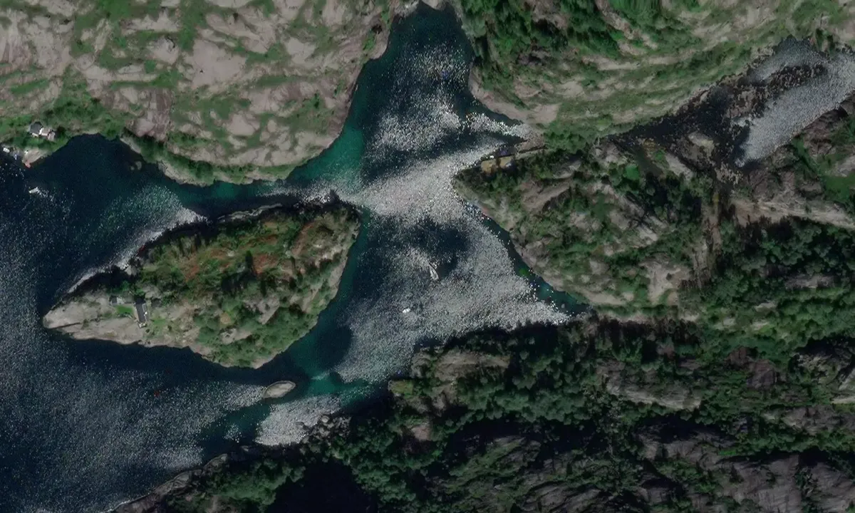 Satelite image of Foreholmen