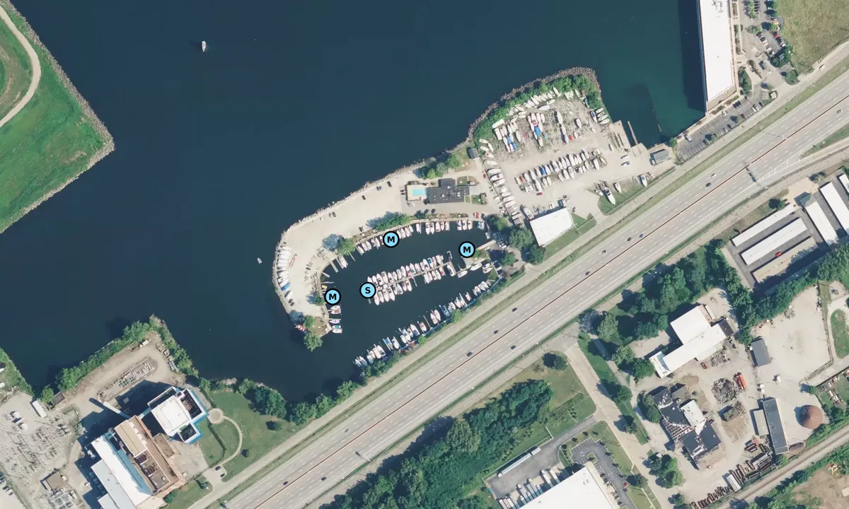 Satelite image of Forest City Yacht Club - Cleveland