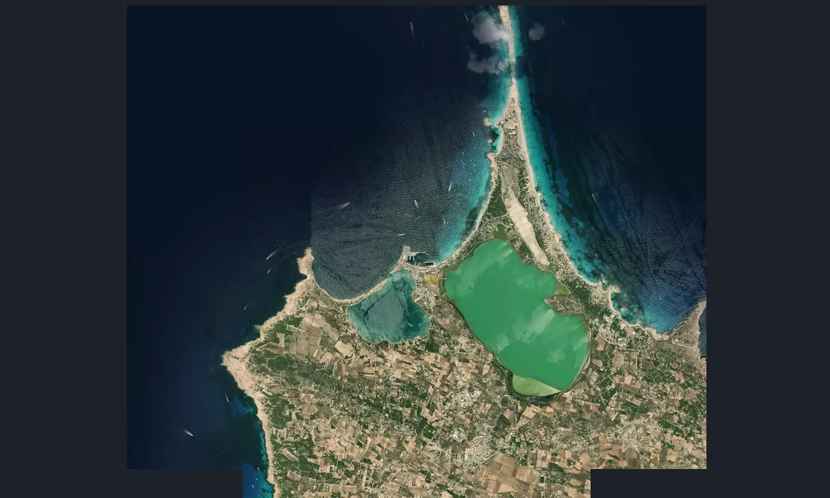 Flyfoto av Formentera Marina