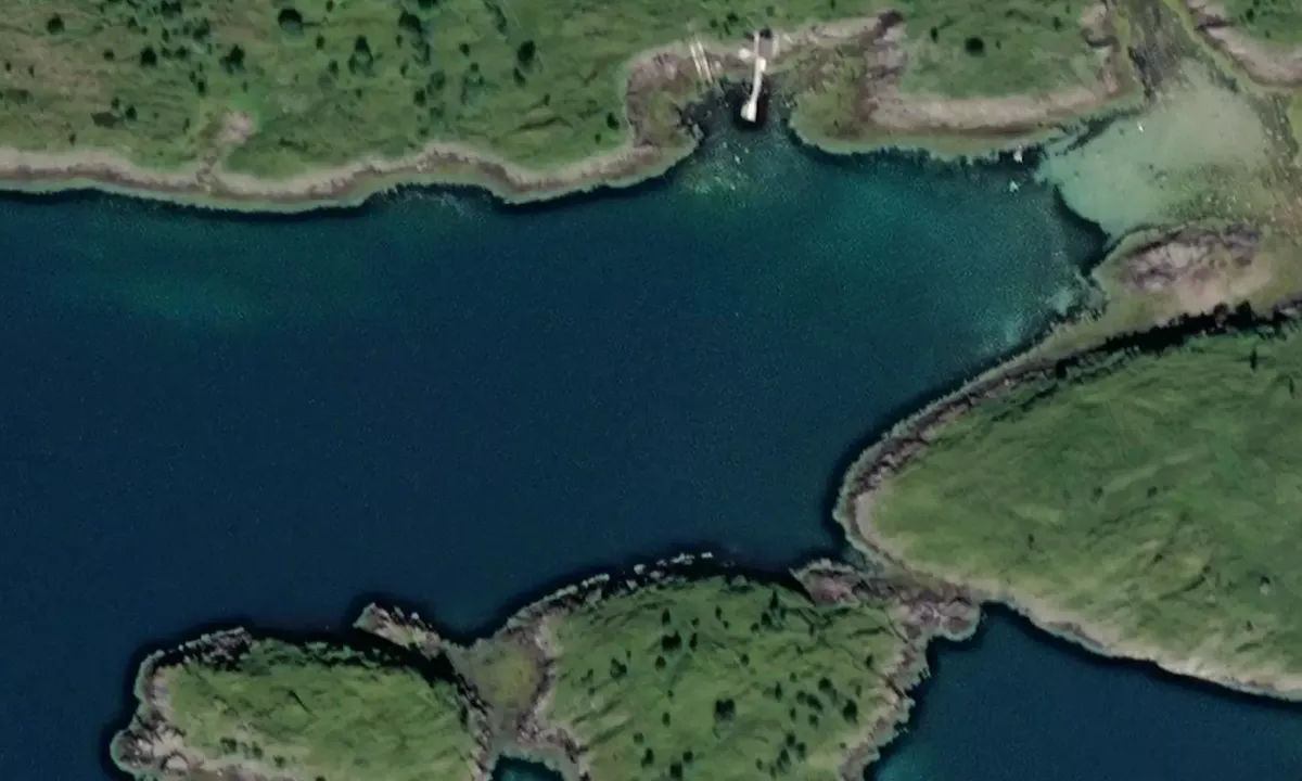 Satelite image of Forøya