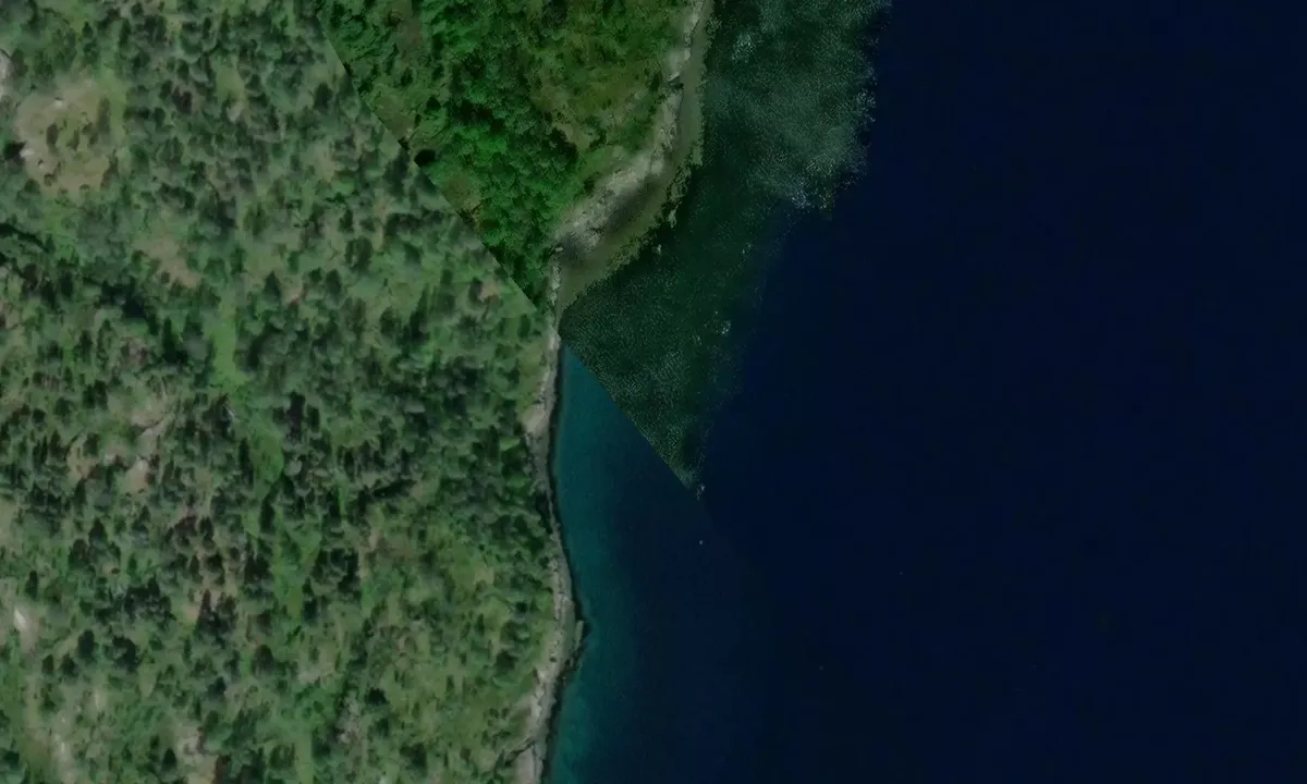 Satelite image of Forøya - Spildran