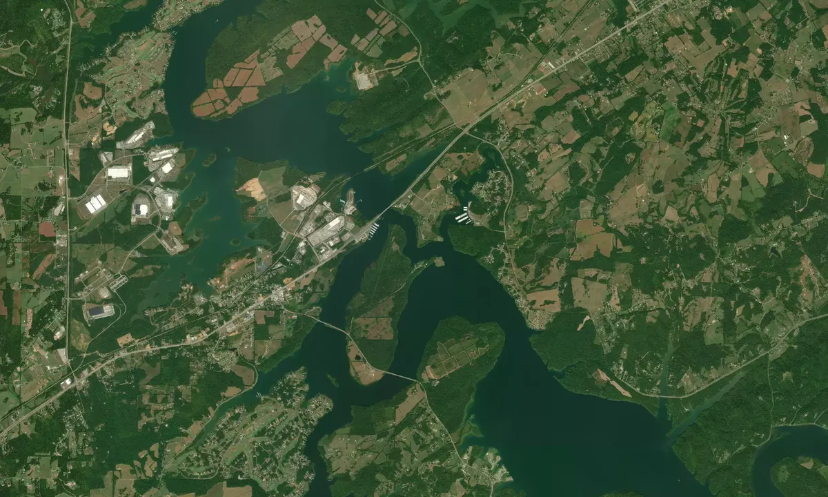Flyfoto av Fort Loudoun Pass