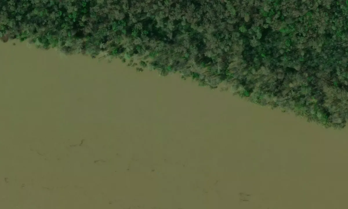 Satelite image of Fort Massac