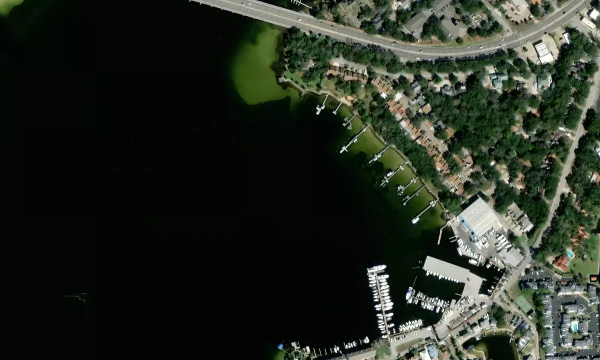 Flyfoto av Fort Walton Area
