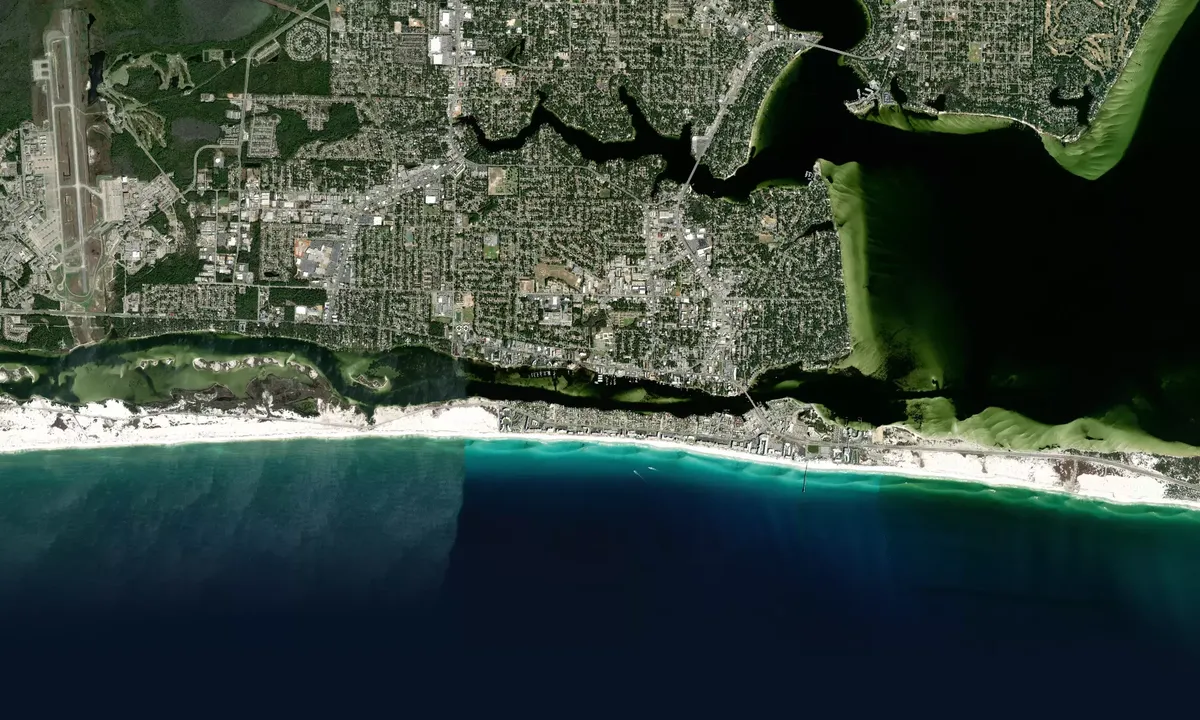Flyfoto av Fort Walton Yacht Basin