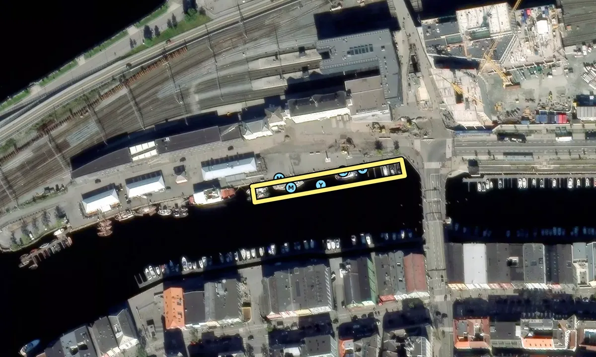 Satelite image of Fosenkai Gjestehavn